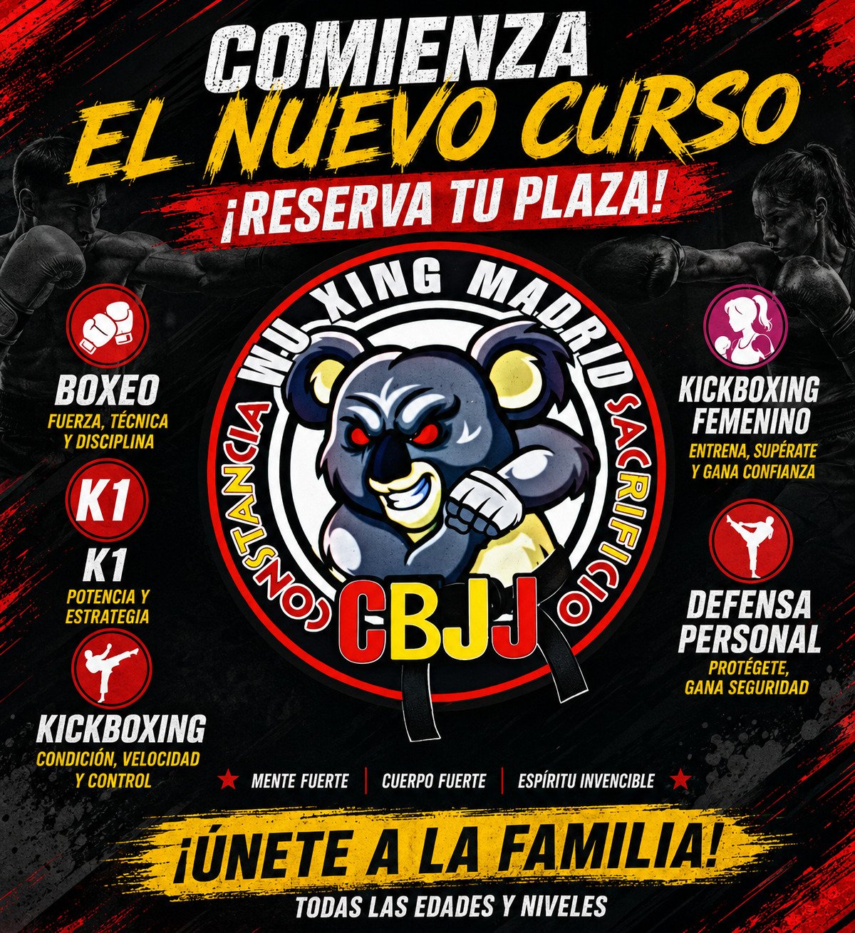 Nuevo curso CBJJ Wu Xing Madrid 2026